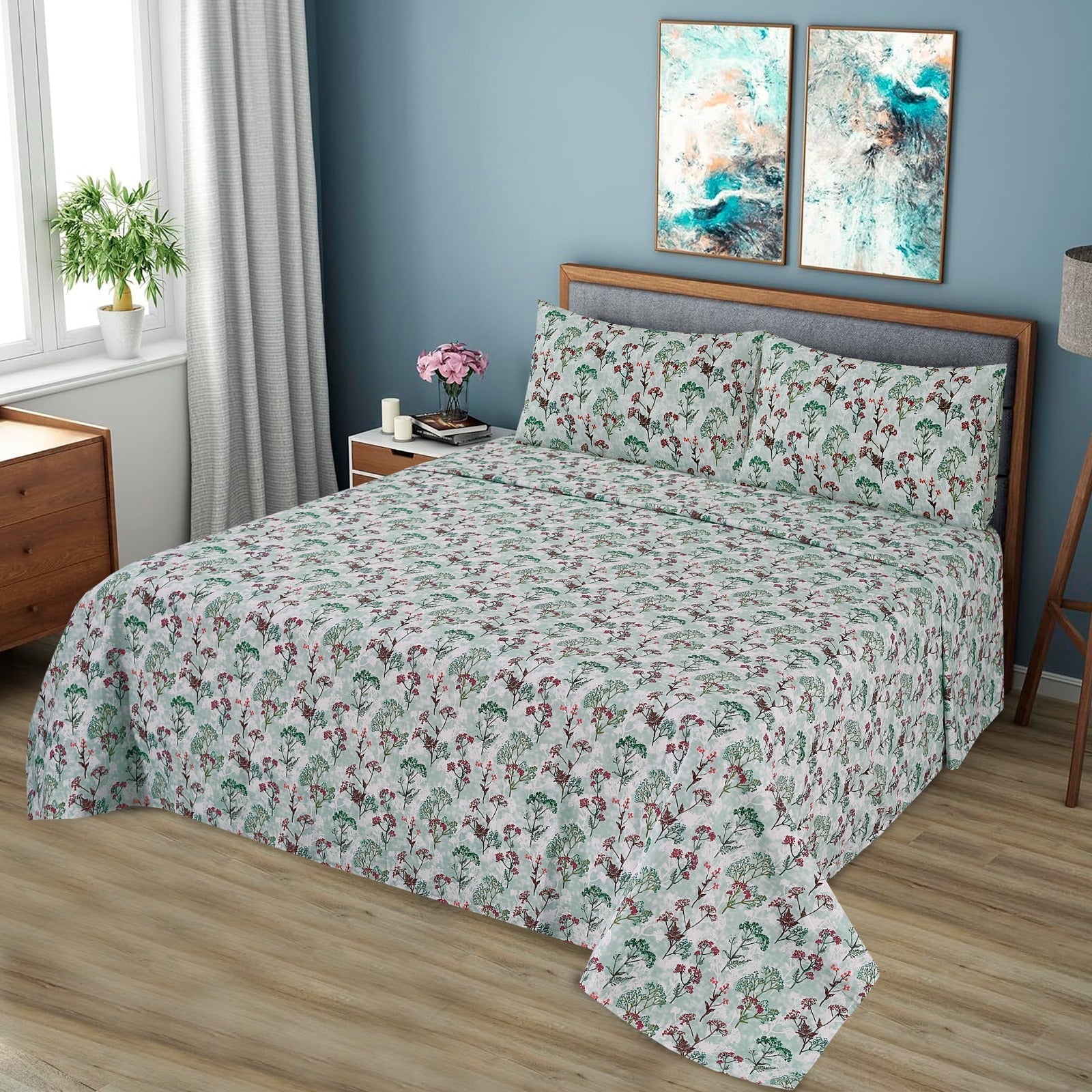 Stripped Burb 3Pcs Printed (Copy) Cotton Punch